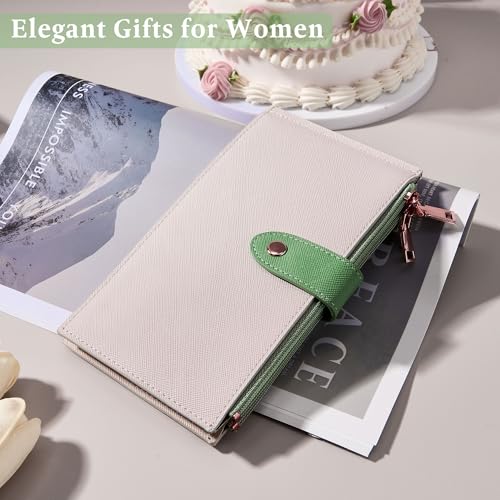 Image of Travelambo RFID Wallet Women Bifold Multi Card Wallet Case with Zipper Pocke Credit Card Holder for Women