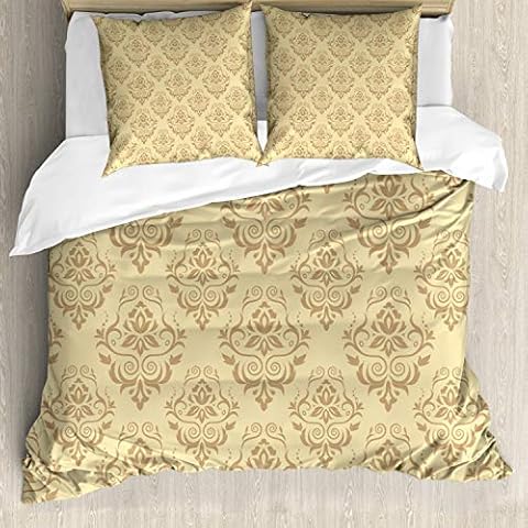 ABAKUHAUS Housse de Couette Beige Cover
