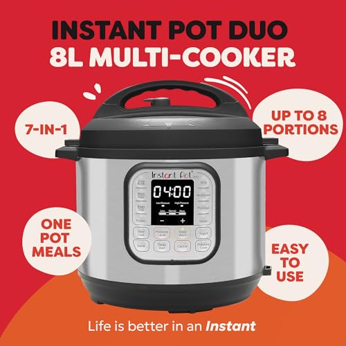 Instant Pot Duo 8L Multi-Function Cooker