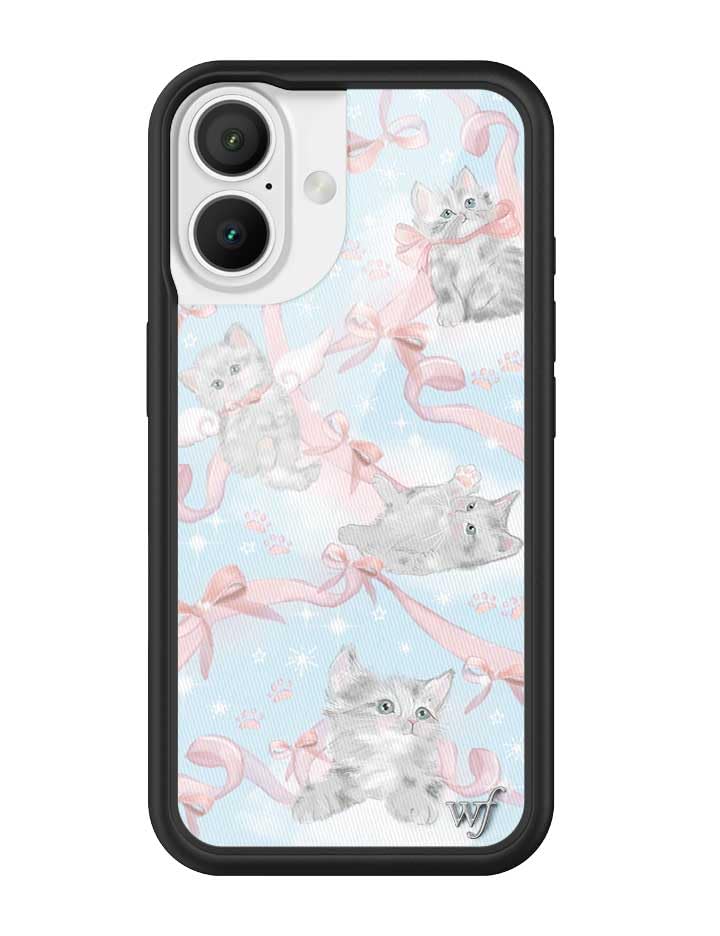 Image of Wildflower Cases - Compatible with iPhone 16 | Protective Bumper, 6.5ft Drop Test Certified, Women Owned Small Business | Kitten Around