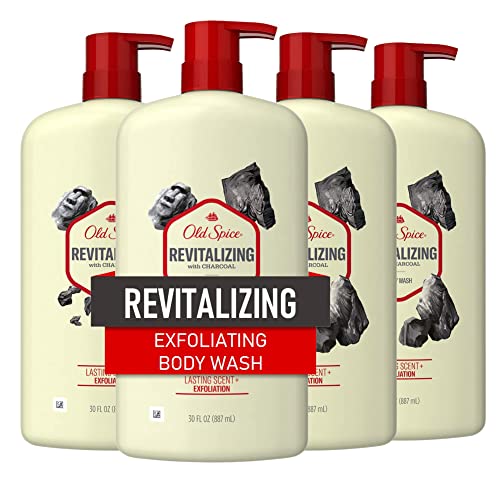 Experience the Refreshing Cleanse Old Spice Charcoal Body Wash, 30 oz