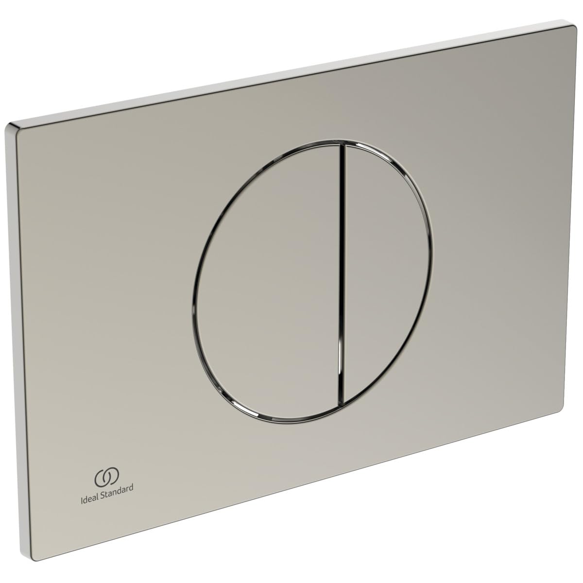 Ideal Standard Oleas Silver Storm - Placa de accionamiento para cisternas de inodoro Prosys, 2 lotes de botones mecánicos de plástico ABS