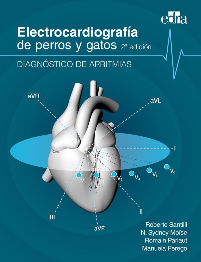 Electrocardiografía de perros y gatos 2ª edición. Diagnóstico de arritmias   Libros de veterinaria   Edizioni Edra