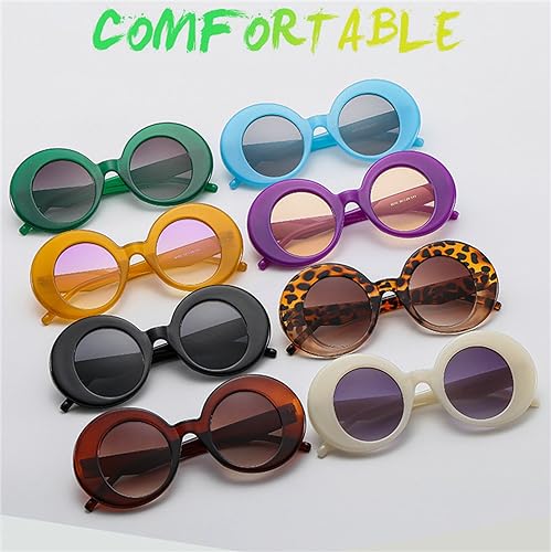 willochra Trendy Oversized Round Sunglasses for Women Irregular hip hop Large Big Style Fashion Shades with UV Protection3