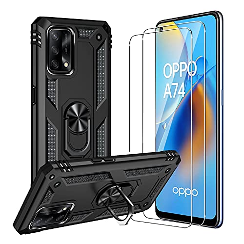ELYCO Cover Compatibile con Oppo A74 4G [2 Pezzi]