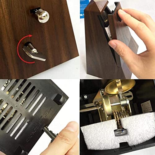 Métronome mécanique antique, aspect de modèle en bois de pêche d’imitation minuterie de musique pour instrument de… - Les Beatles, Paul McCartney, John Lennon, RIngo Starr, George Harrison Métronome mécanique antique, aspect de modèle en bois de pêche d'imitation minuterie de musique pour instrument de… – Image 5