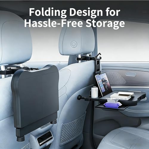 Tableta de comedor para asiento trasero ajustable y resistente 5