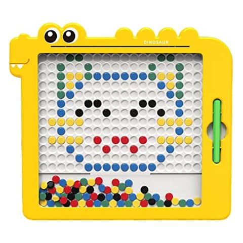 Shichangda Magnetic Drawing Board | Magnetic Toys | Magnetic Board for Kids | Doodle Board | Erasable Doodle Pad for Kids | Magnetic Dot Art for 3 4 5 6 Year Old Boys Girls Cover