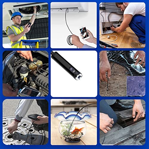 Borescopen draadloze industriële endoscoop met dubbele lens, 8 mm 1080P HD wifi-borescope, 1200 mAh batterij, semi… - Image 8