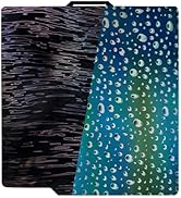 IdeaFormer-3D Double Sided PER PEH Build Plate for Bambu Lab X1/X1C/X1E/P1P/P1S/A1, Wood Grain+Wa...