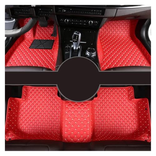 Tapis de sol pour Cayenne 2002-2010 contre l'humidité moquette rouge Carmats