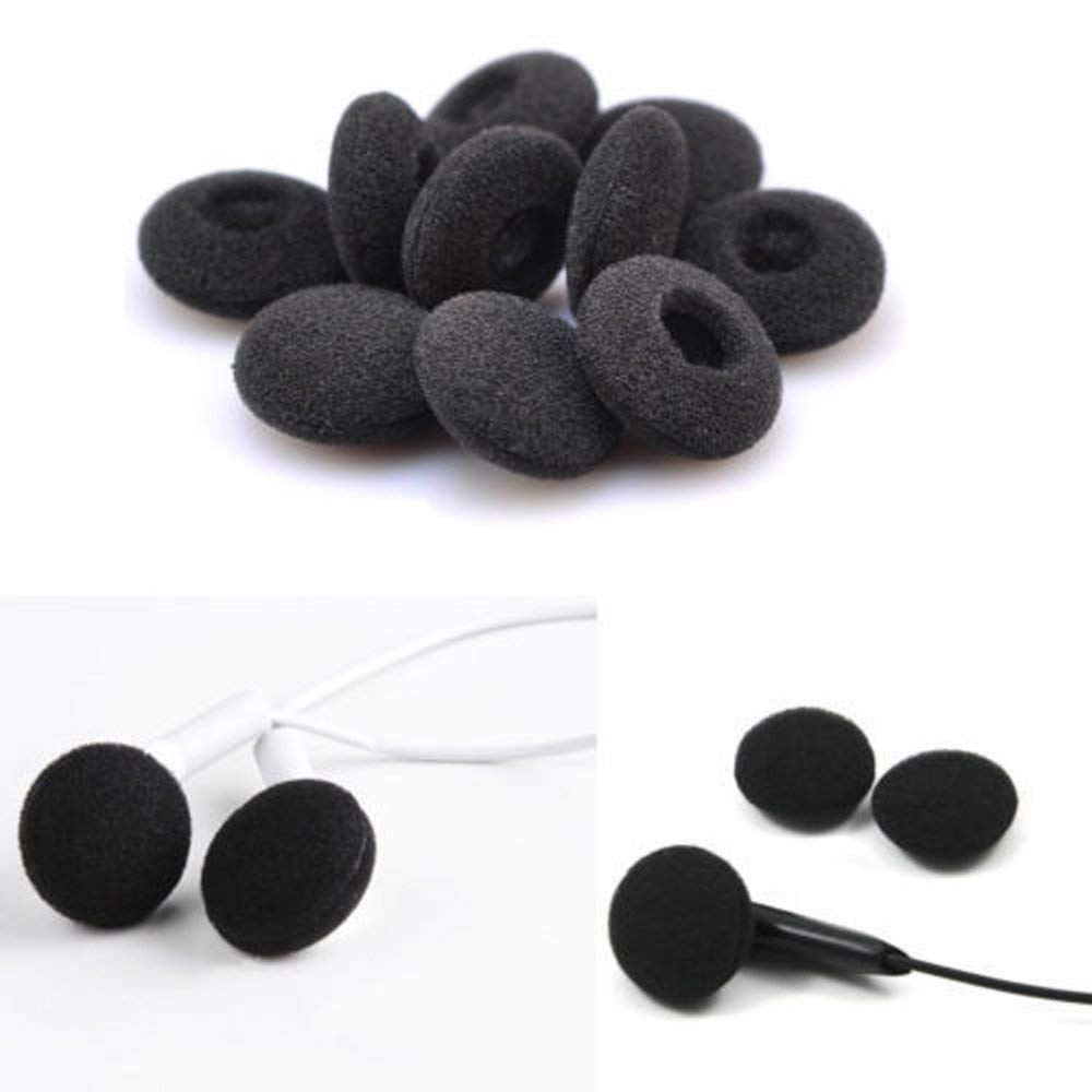 SpiderJuice 10 Pieces (5 Pairs) Soft Sponge Black Cushion Foam for On Ear Earphones Cover for Protecting Ears and Gives Soft Good Sound Quality-image-31