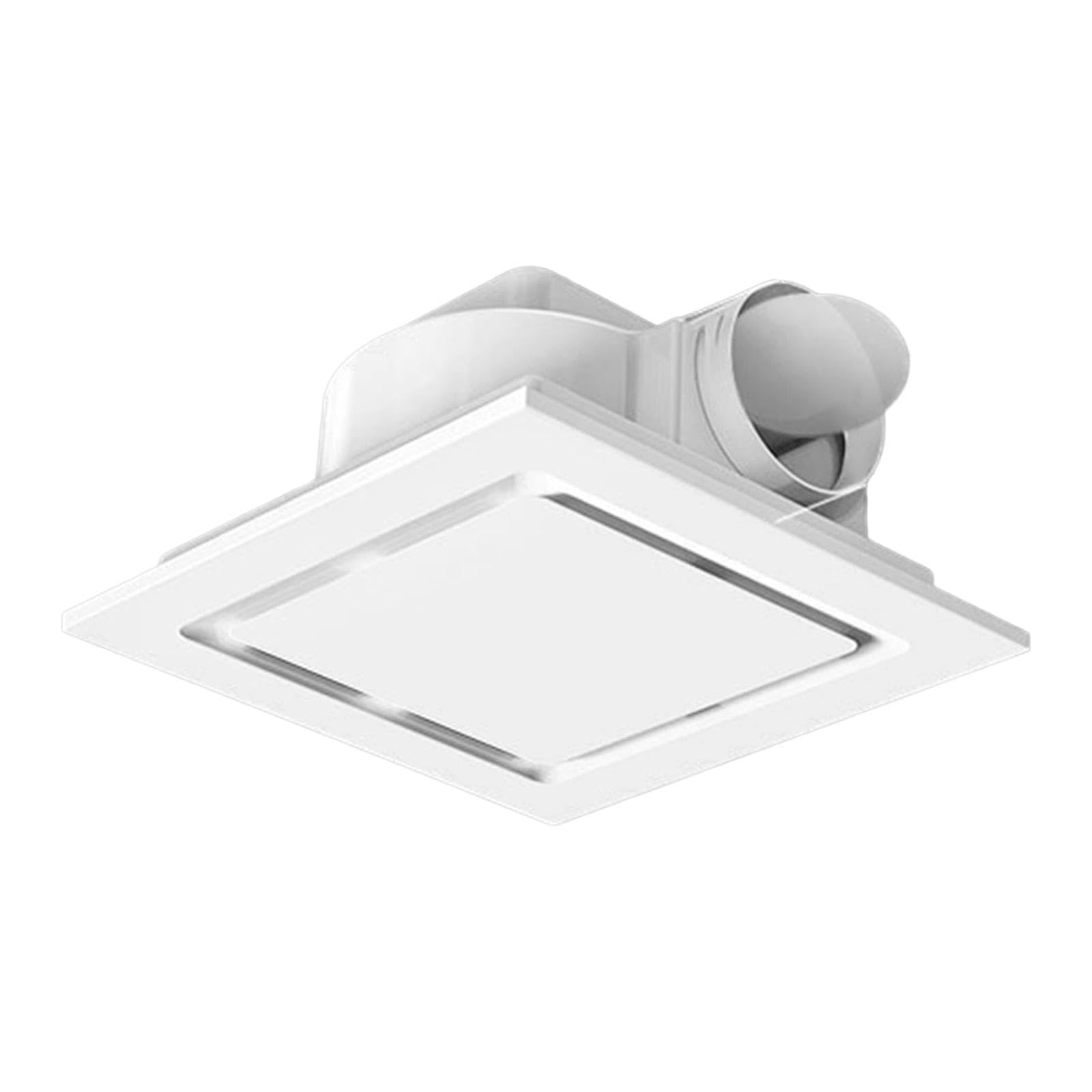MagiDeal Extractor de para baño, silencioso, moderno y potente, para montaje en techo, ideal para lavandería, 34cmx34cm