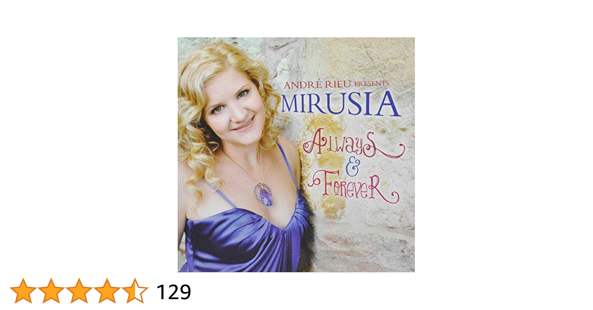 その他 Andre Rieu Presents: Mirusia-Always &amp; Forever [DVD] ANDRE RIEU FAN SITE THE HARMONY PARLOR: Mirusia Louwerse New