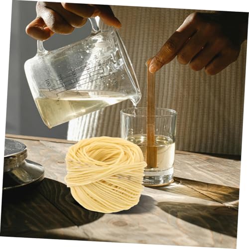 Homoyoyo 2 rollos de pabilo de lino 2mm ancho 98.4ft miniatura 5