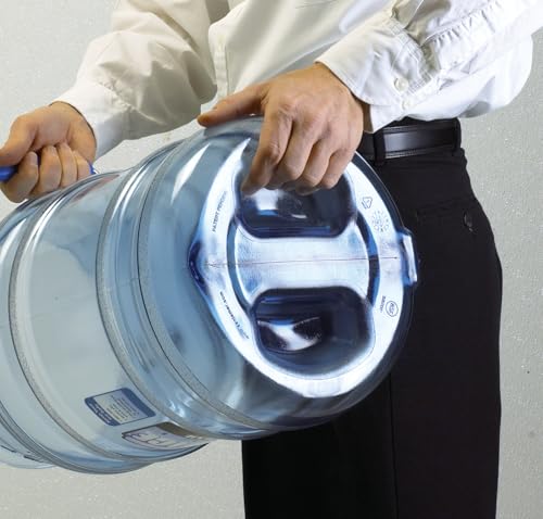 Image of San Jamar Saf-T-Ice Plastic Ice Bucket w /Lid, Drying Hook, Clear, 6 Gallon (Pack of 2)