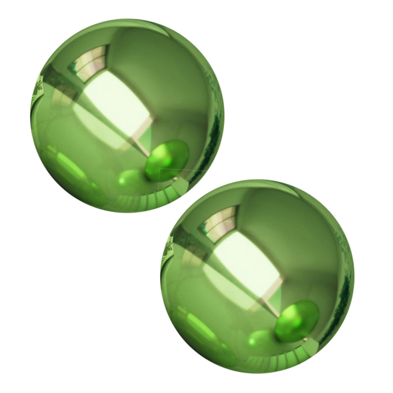 GANAZONO Stainless Steel Reflective Spheres 2pcs Gazing Mirror Balls for Garden Garden Gazing Globes Decor Shatterproof Balls