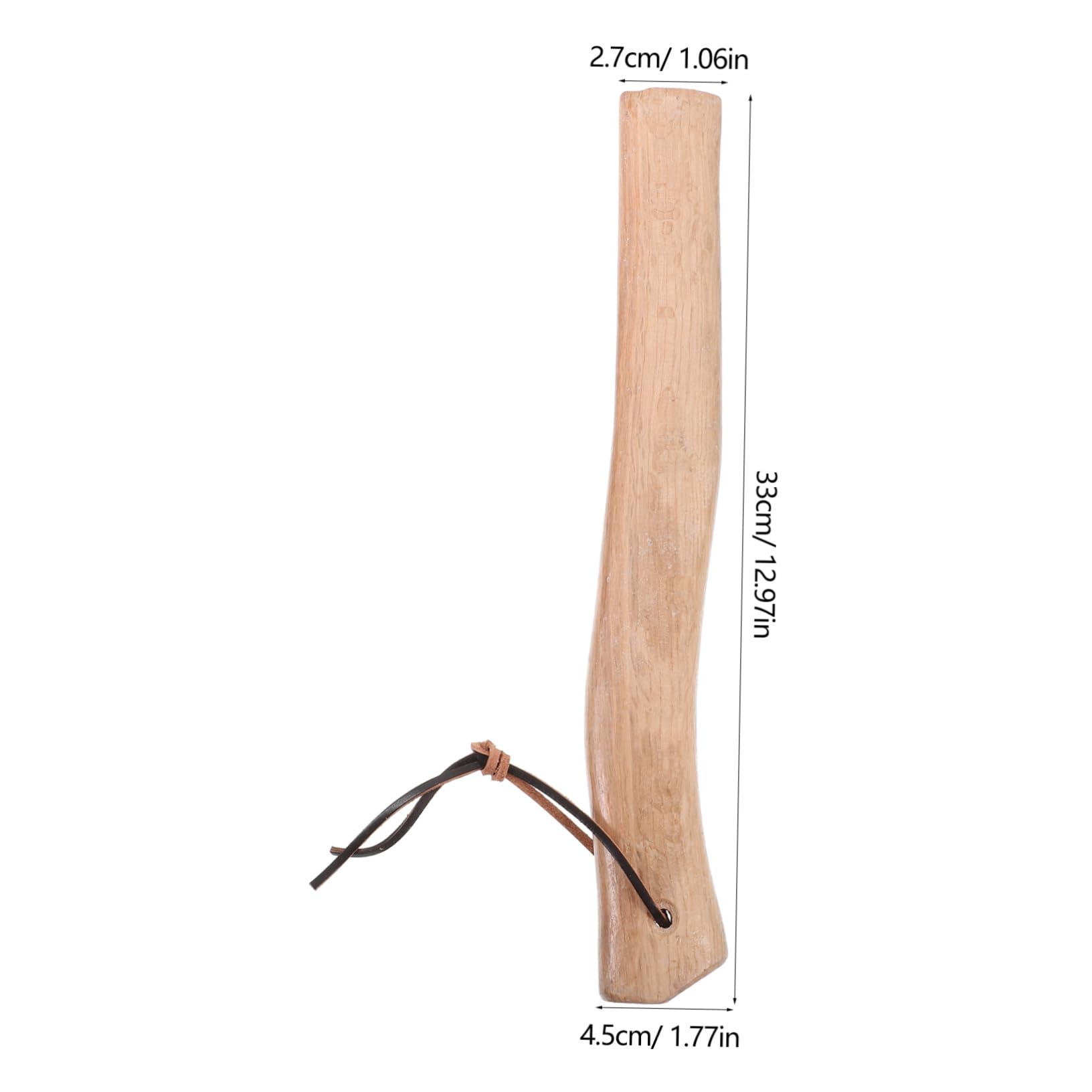 GLEAVI Wooden Axe Handle Replacement Short Camping Hatchet Handle Hardwood for Comfort and Durability