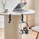 SHENGYIG 2 Stück Headset Halterung, Taschenhaken für Tisch, Upgrade laden, Handtaschenhalter für Tisch Modern Schlicht, Geeignet zum Aufhängen von Handtaschen, Rucksäcken, Kopfhörern