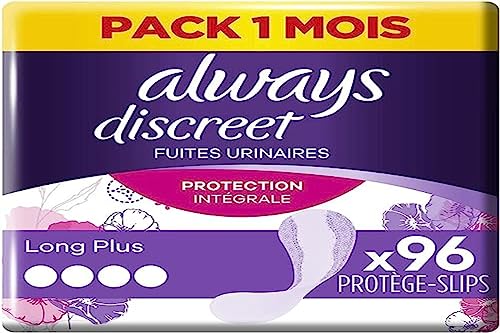 96 St. always Discreet Inkontinenz Slipeinlage Long Plus 24er Pack x 4