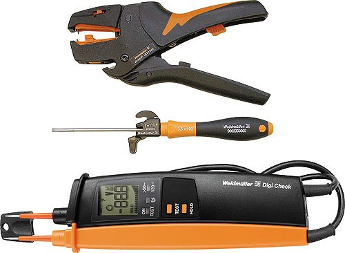 Preisvergleich Produktbild Weidmüller stripax® Ultimate - Weidmüller Spannungsprüfer Digi Check - Weidmüller swifty®-Set - Set 3-teilig.