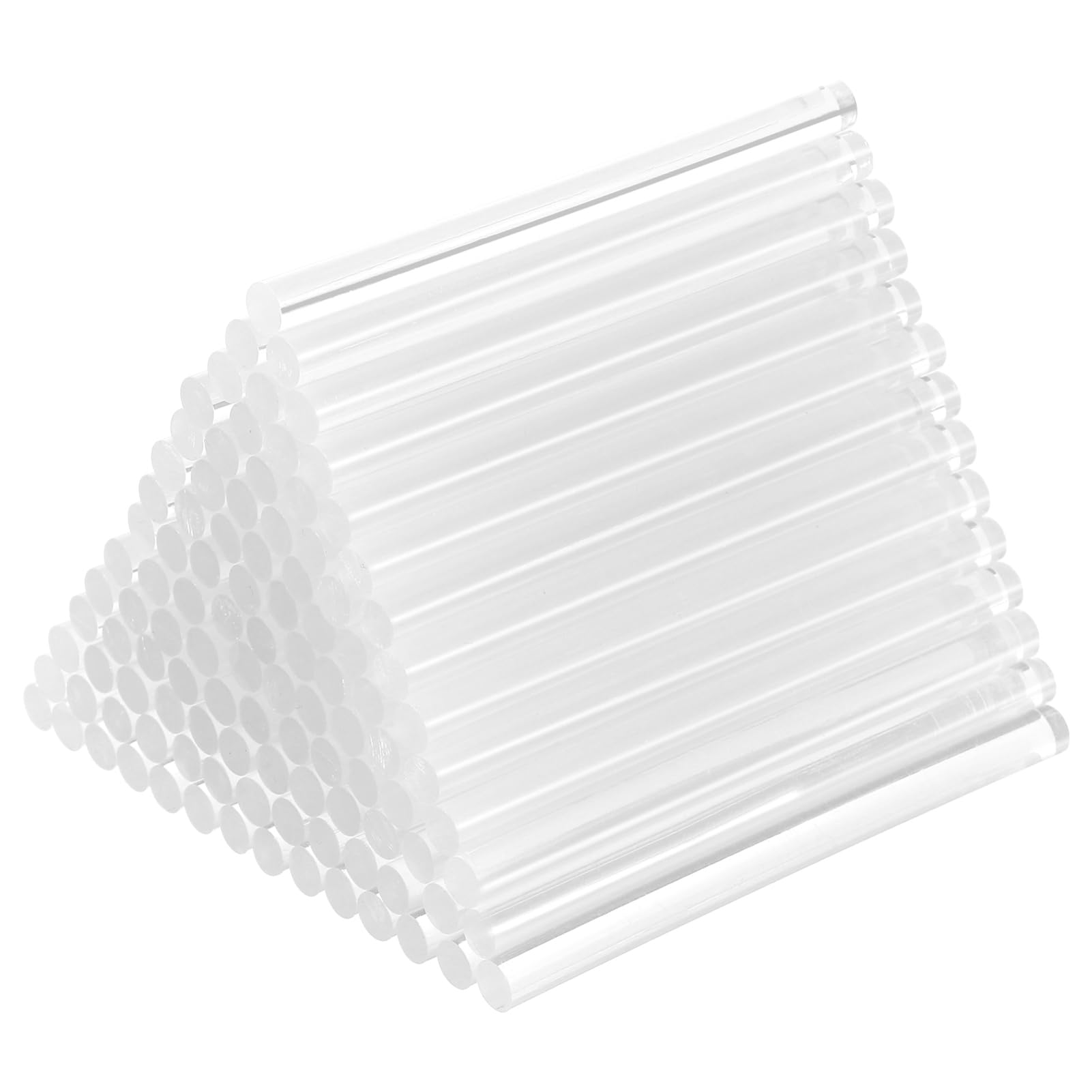 VILLCASE Stick Di Colla Da 100 Pezzi Stick Di Colla A Caldo Trasparenti 7X100mm Mini Stick Di Colla A Caldo Stick Di Colla Hot Melt Piccoli Stick Di Colla Per Lavori Di Riparazione