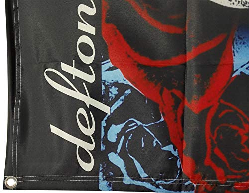 DAOOPS Deftones Flag Album Cover Tapestry Skull Art Poster 4x4 ft banner man cave