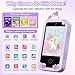 Kids Smart Phone Toys for Girls Age 3-9, Touchscreen Dual Camera Kids Phone, Christmas Birthday Gifts for Age 3 4 5 6 7 8 9, Toddler Learning Play Toy with Music Player, 8G Card
