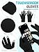 Warm Fleece Knit Beanie Hat and Touch Screen Gloves Set - Winter Gifts for Women and Men