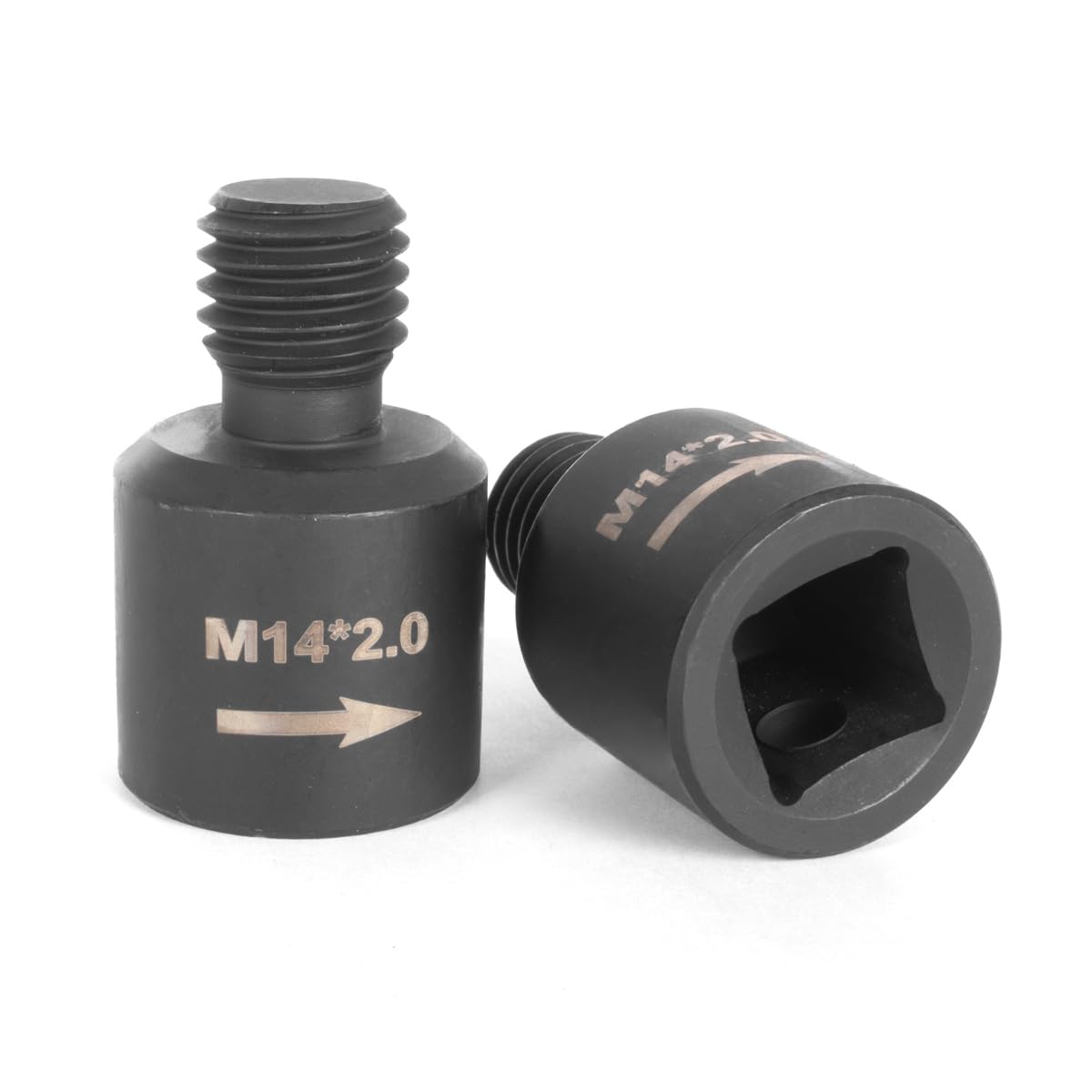 STAHLWERK Radnaben-Service & Felgen-Demontage-Set 16-teilig, 1/2" Antrieb | 5 Schonnüsse für Alufelgen, 4 Ausdrehschlagnüsse 17-22 mm, 2 Topf-Drahtbürsten 65 und 75 mm, Adapter M14 x 2,0
