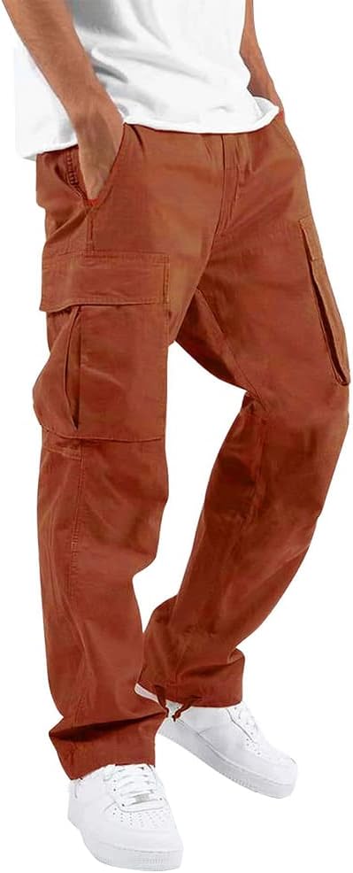 Générique Pantalon Cargo Homme Baggy Coton Grand Cargo Sport