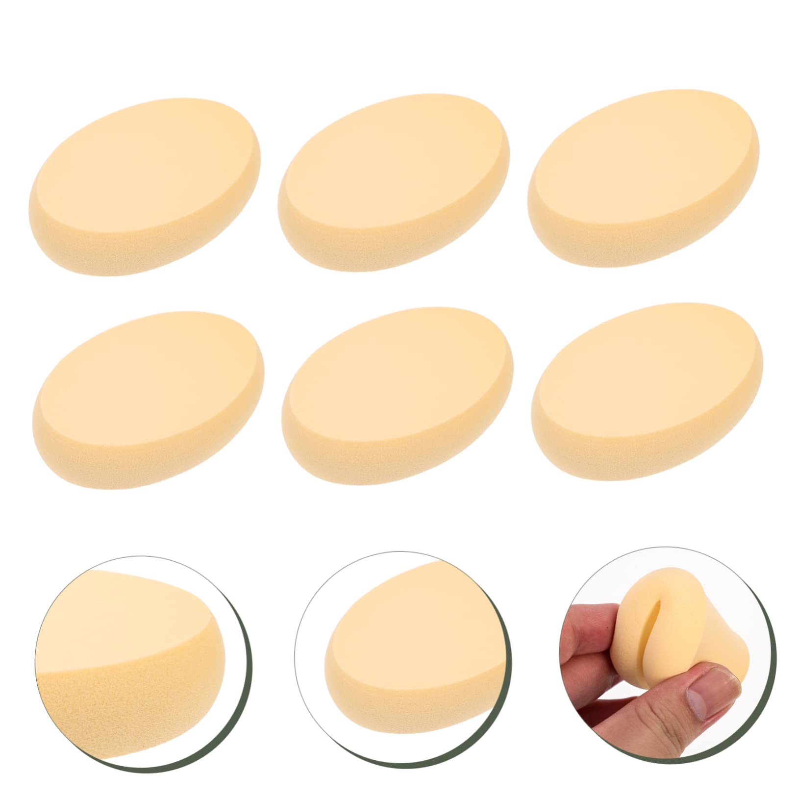 Healeved 18pezzi Spugnette Per Ovali Spugnette Per e Resistente e Lavabile Applicazione Per Make-up e