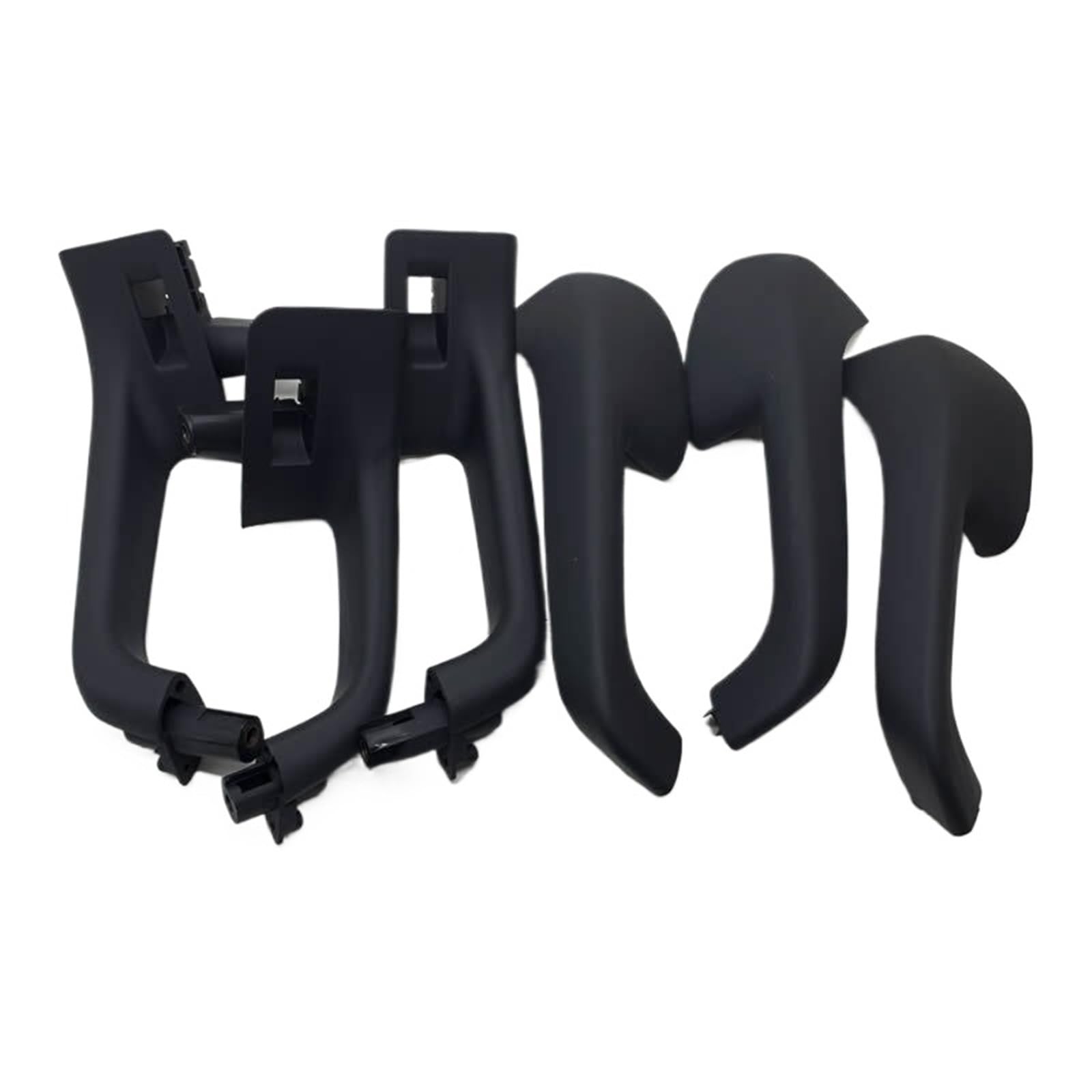 Povnzcvk 6 Pcs Car Door Handle Fit For Vw Fit For Golf 5 Gti Mk5 Jetta Mk5 Interior Door Handle Grab Cover Set
