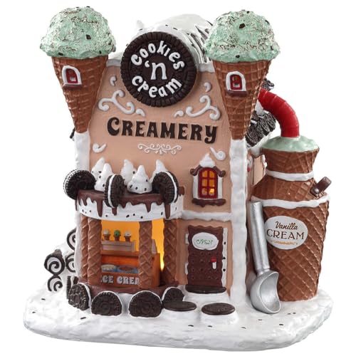 Lemax Cookies 'n Cream Creamery, Battery Operated (4.5V) #05699