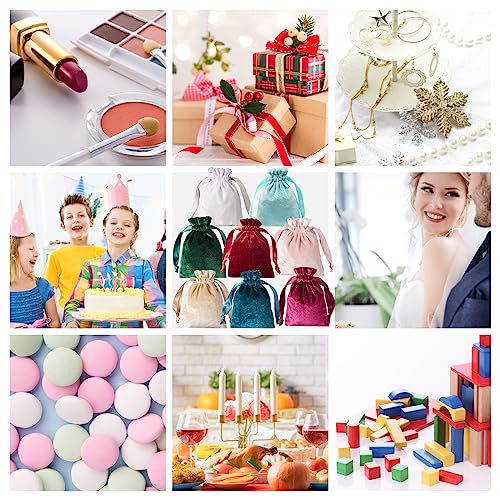 DoGeek-8PCS-35-X-47-Super-Soft-Jewelry-Bags-Luxury-Velvet-Drawstring-Bags-Pouches-Candy-Gift-Bags-for-Christmas-Party-Wedding-Favors-Mix-Color