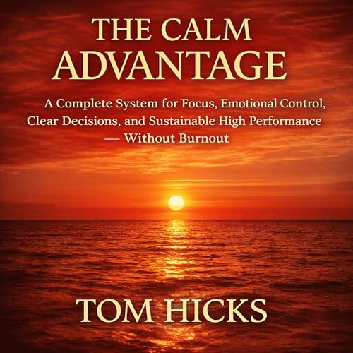 Diseño de la portada del título The Calm Advantage