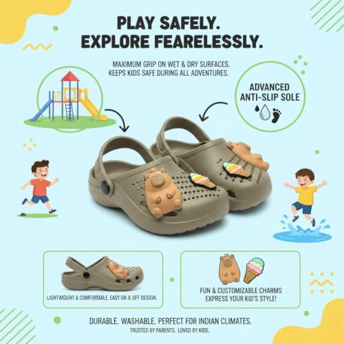 Image of GLJ Clogs for Kid Boy and Girl