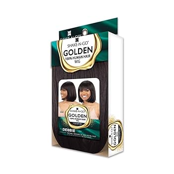Amazon.com : Shake-N-Go Golden Human Hair Wig - Debbie