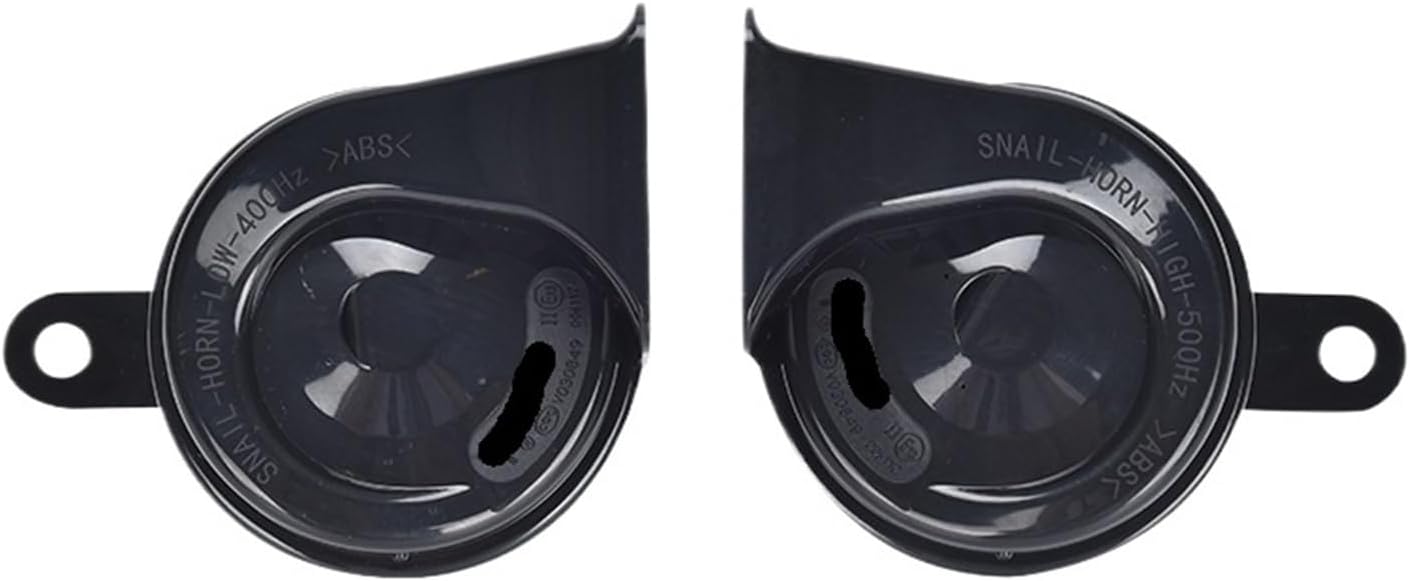 New Electric 12v Whistle Snail Horn For Car Motorcycle(Two)