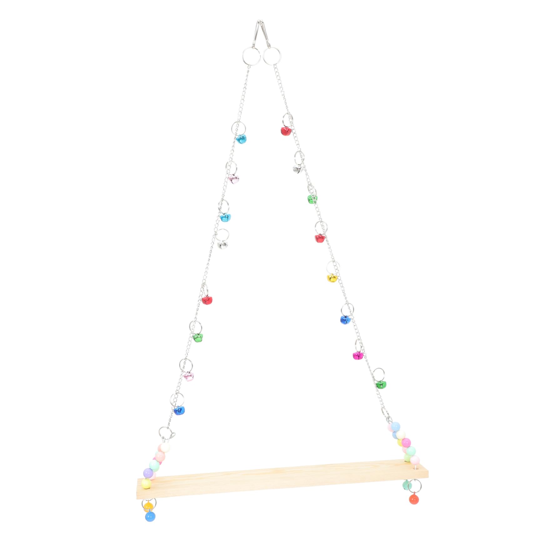 TOYANDONA Columpio de Madera para y Aves Perchero Resistente para Entrenamiento y Descanso Juguete Duradero para Gallineros y Pequeños