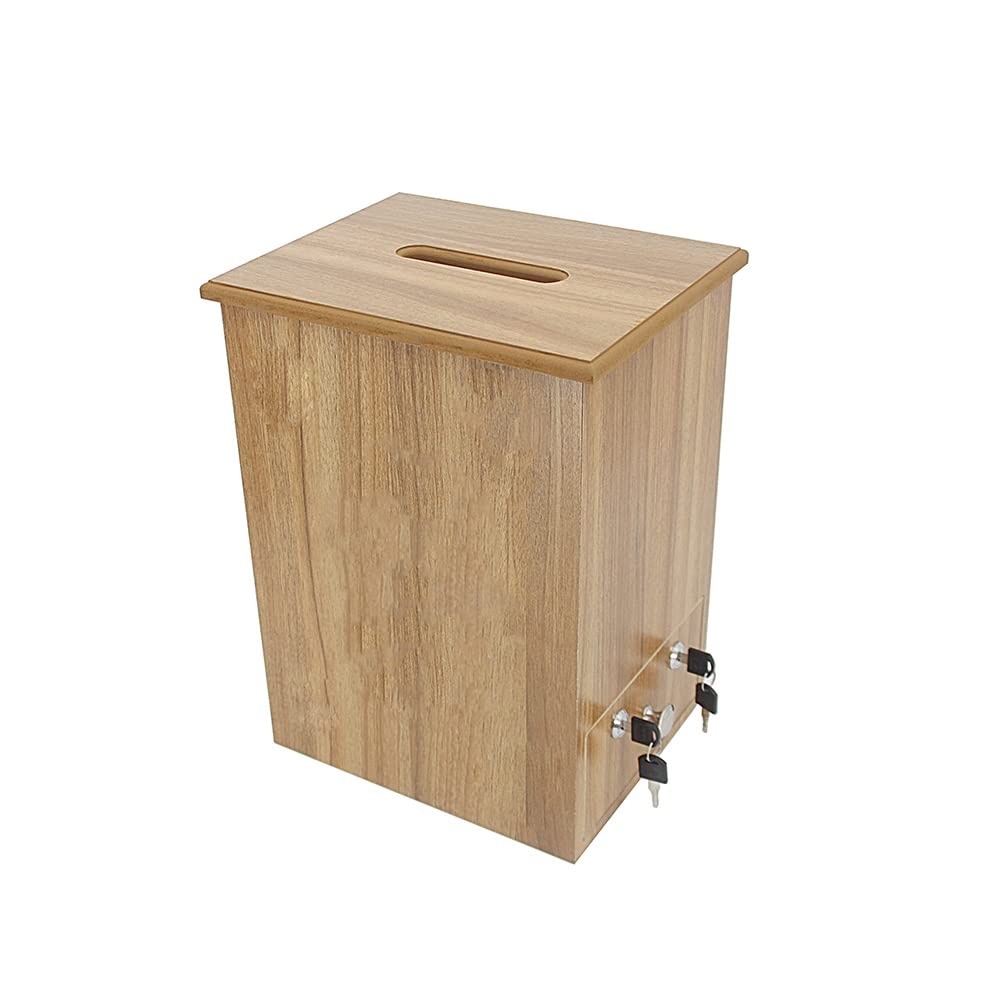 Donatiebox Met Slot, Suggestiedoos Van Grenenhout 2 Krijt En Sleutels Dispenser Brievenbus Voor Wandmontage Houten Voorstellingsdoos Krijtbord Suggestie Donatie Stembriefjes 1296448812