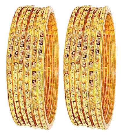 T4 Jewels (2.10 & 2.12 Size Golden Colour Plain Texture Design Glass Bangles Set For Women & Girls - (Set Of 12)_Plain Texture_2.10 (B08WX6QBCT) Amazon Price History, Amazon Price Tracker