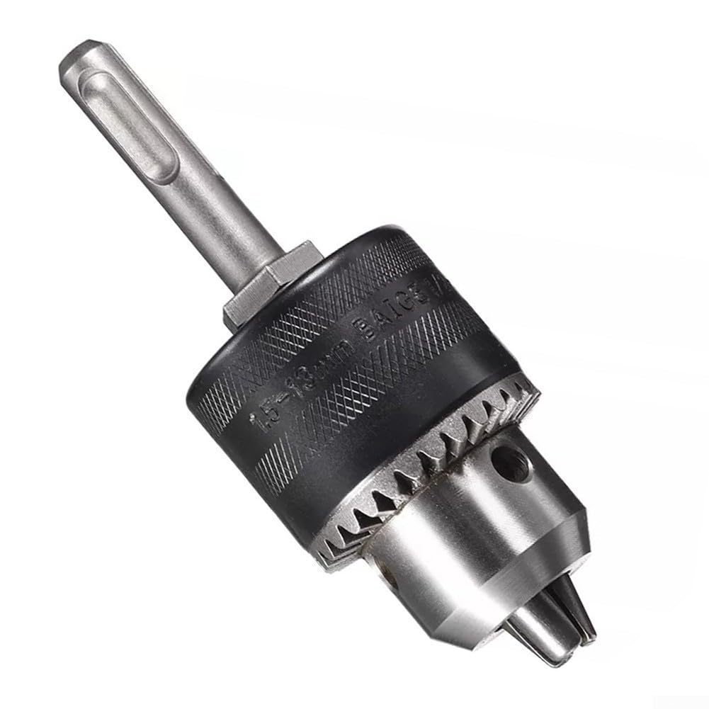 for SDS Plus Adapter with Keyed Drill Chuck 1.5-13mm - 3-Jaw Converter for Rotary Hammer to Electric Drill - High Carbon Steel Bit Holder 1/2-20UNF