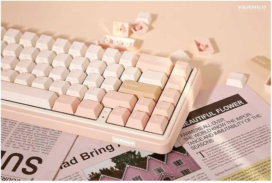 Amazon.co.jp: Varmilo Minilo Mendozae 有線 67 ANSI Keyboard Cherry