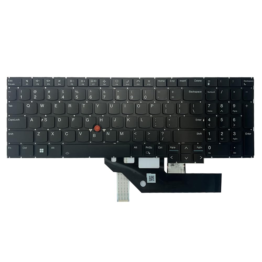 Jintai US Backlight Backlit Keyboard Replacement for Lenovo ThinkPad E16 Gen 1 21JN 21JQ