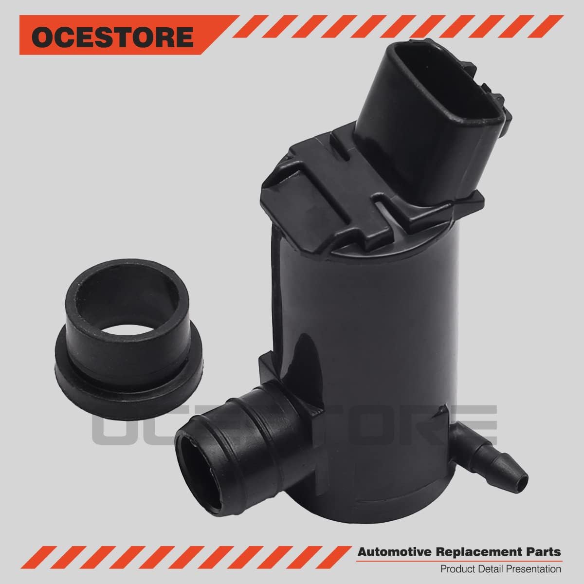 OCESTORE 85330-12340 Windshield Washer Pump with Grommet for Camry Corolla Echo Land Cruiser Matrix Sie-nna Solara, IS300 LS400 LS430 LX470 - Replace 85330-AA010, 85330-50030