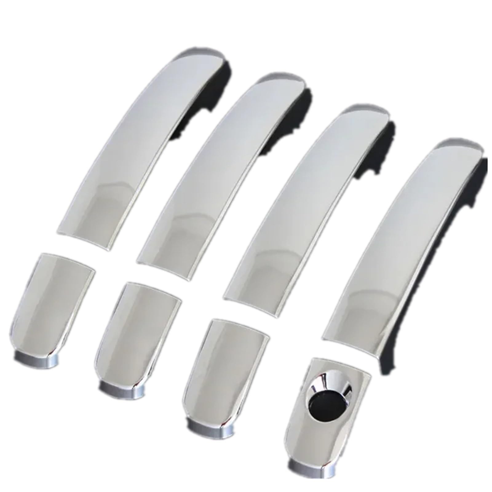 CFAYRLMS Door Pull Cover Compatible with for Ranger for Wildtrak for T6 for T7 for T8 2012-2021 Door Handle Cover ABS with for Smart Hole