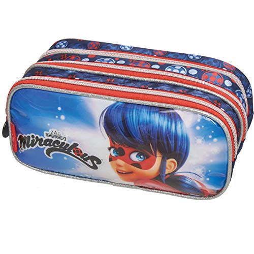 Estojo de Tecido, Miraculous, Pacific, 966K15, Multicor