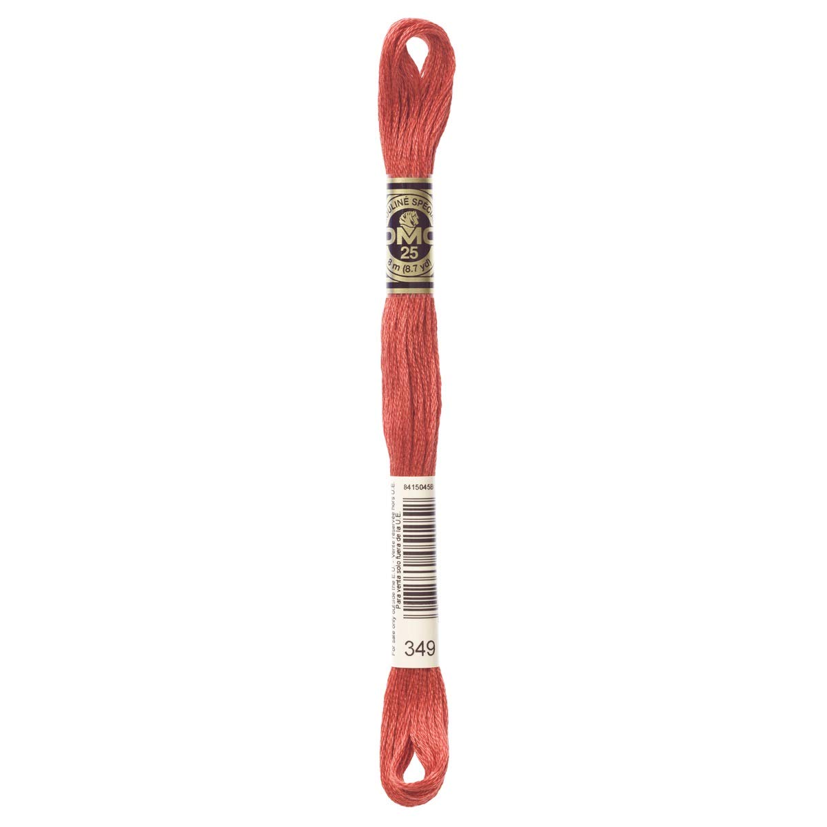 DMC Embroidery Floss Mouline Stranded Cotton Thread for Hand Embroidery and Sewing - Colour No: 349-12 x 8m Skeins โ image 1