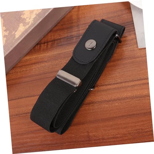 Elastic Belt for Women Pants Belt Invisible Belt No Buckle Cage Crossbody Bag Belt Shoulder Brooches for2